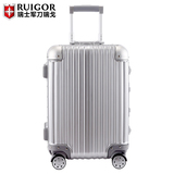 瑞戈铝框箱密码箱旅行箱20寸24寸男女拉杆箱万向轮行李箱