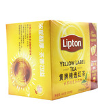 包邮 Lipton立顿黄牌精选红茶200袋泡茶叶400g盒装锡兰进口红茶包