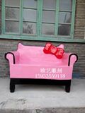 玻璃钢雕塑HOLLKITY配套沙发粉色沙发幼儿园摆件商场休息椅子