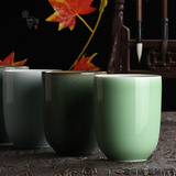 龙泉青瓷茶杯陶瓷水杯六色迎客单杯功夫茶具茶杯陶瓷直口大号杯子
