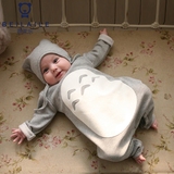 婴儿连体衣服0岁3个月6宝宝1新生儿秋冬装冬季棉衣哈衣套装外出服
