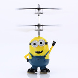 螺旋飞机感应飞行器小黄人会飞的电动悬浮耐摔迷你直升机儿童玩具