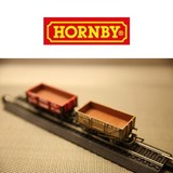 HORNBY HO火车轨道模型 1:87 经典 矿石运输车 2节一组