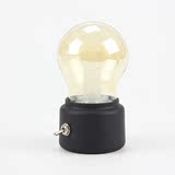 包邮  Bulb Lamp复古灯泡小夜灯创意简约充电LED桌面台灯生日礼品