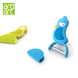 台湾Artiart正品 创意小鸟削皮器 多功能不锈钢苹果削皮刀 水果刀