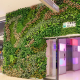 人工塑料草 阳台室内立体植物墙绿色假草坪人造仿真绿化墙装饰