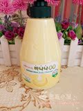 韩国正品 Herietta 水果之乡 香蕉牛奶沐浴露 560g 美白补水