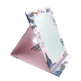 【可放照片】新款纸镜子 便携折叠随身镜子 化妆镜大号梳妆镜
