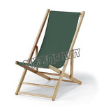 海外代购 沙滩椅户外椅子Telescope 木制休闲海滩折叠椅子 绿色