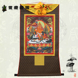 雪藏藏驿财宝天王唐卡西藏唐卡装饰画藏传佛教卷轴画藏式挂画壁画