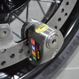 电池锁包-可选购固定架英国XENA摩托车报警碟刹锁 XX系列报警锁送