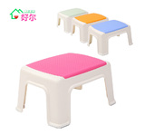好尔塑料凳子加厚型儿童矮凳浴室凳方凳小板凳换鞋凳沙发凳垫脚凳