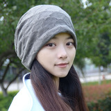 春天季男女帽子韩版包头帽套头帽潮头巾帽月子帽化疗帽情侣针织帽