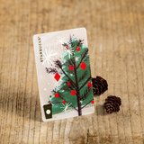 星巴克 星享卡 圣诞树卡 冰箱贴 磁贴 星礼卡 空卡 贺卡 卡片