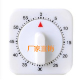 白色方形 厨房 机械定时器 计时器 提醒器 上弦定时器 计时器