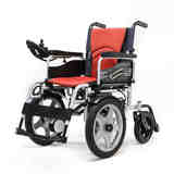 贝珍6301电动轮椅车折叠轻便残疾人老年代步车四轮两用锂电池坐便