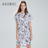 ASOBIO 2015春季新款女装 经典时尚休闲直筒女式连衣裙4532542771