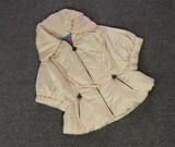 冬款外贸原单 蝙蝠款短袖棉衣 短款女棉衣上衣外套 修身时尚