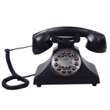 话机欧式复古转盘座机古董旋转拨号创意个性电话机特价仿古老式电