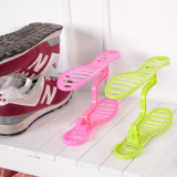 怡宜家 创意鞋柜迷你小收纳架双层鞋托 家用简易塑料鞋子收纳鞋架