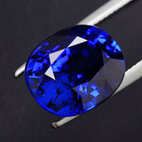 蓝钻贵重正品顶级蓝宝石深蓝宝石裸石时尚珠宝饰品