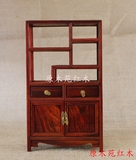 红木工艺品 红酸枝明式小书柜模型摆件 小家具模型摆件防古装饰品