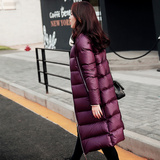 卡西玫2016冬季新款韩版 轻薄女士中长款羽绒服女装外套修身大码