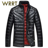 WRRT 男士轻薄型羽绒服商务休闲立领青年修身短款保暖外套春8852