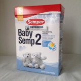 瑞典直邮 包邮 Semper2段 森宝二段 婴儿配方奶粉6-9月 整箱起邮