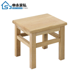 申永实木小方凳子白松木方凳小板凳矮凳中式简约现代新品小椅子