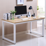 宠派钢木电脑桌台式 简约写字台书桌宿舍家用韩式办公桌简易桌子