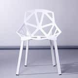 三唐 创意塑料椅子靠背餐椅 咖啡椅 时尚欧式餐椅 高凳子 家用餐