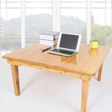 小桌子飘窗脑桌学习桌桌榻榻米桌茶几折叠床上电楠竹炕桌折叠实木