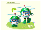 韩国Q版珀利robocar poli警车机器人变形战队安全玩具车生日礼物