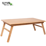 儿童学习桌床上电脑桌 台式可折叠懒人移动炕桌家用小书桌子升降