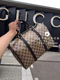 意大利代购正品Gucci古奇水晶皮桶包经典logo波士顿桶包265697