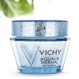 Vichy薇姿温泉矿物保湿霜水活面霜50ml滋润型乳液敏感肌肤护肤品