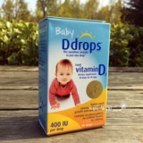 「美国正品现货」BABY Ddrops/D drops婴儿 维生素VD D3 90滴补钙