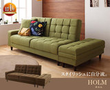 外贸原单正品可折叠布艺沙发日式多功能组合带收纳小户型沙发床