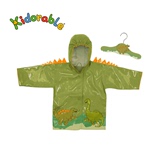 美国kidorable外贸原单宝宝儿童学生雨衣卡通恐龙男童雨披正品