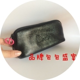 Dior/迪奥精致CDlogo最新款手拿包手机包荔枝纹防水化妆包眼镜包