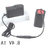 4.2V 3.7V 1A充电器 锂电池组专用充电器T6自行车灯 L2头灯8.4V