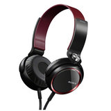 Sony/索尼 MDR-XB400 炫酷色彩头戴式便携折叠耳机重低音运动耳机