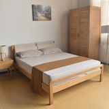日式家具日式床双人床实木床卧室床双人床婚床学生床可定制