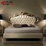 新古典床简欧式后现代双人床奢华高端别墅1.51.8米床美式法式床
