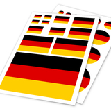 汽车国旗装饰贴 德国国家国旗车贴 车身贴 个性划痕贴贴纸 热贴