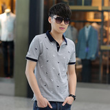 韩版潮流青春流行男式短袖T恤20-22-25-28岁男人帮品质夏天上衣