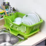 厨房大号沥水碗架塑料碗盘架 滴水碗筷收纳沥水篮沥碗架防晾盘架