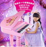 儿童电子琴带麦克风女孩早教音乐玩具台式钢琴儿童玩具3-6周岁