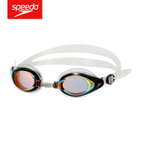 speedo 专业男士游泳眼镜防水防雾 女士高清镀膜硅胶电镀防雾泳镜